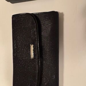 Giorgio Armani Black Clutch. Vintage 80s. New never used.